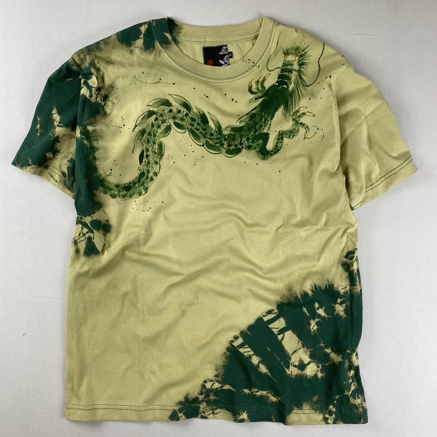 昇龍　手絞り抜染Tシャツ
